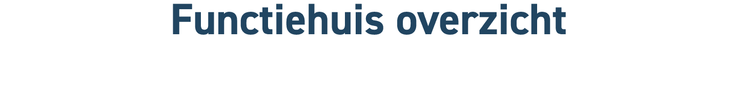 Functiehuis overzicht